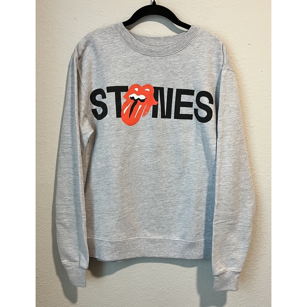 2021 The Rolling Stones Band Tour Promo Crewneck Sweatshirt Size S No Filter
